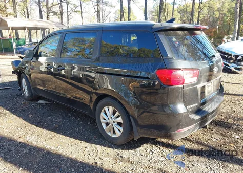 2015 Kia Sedona Lx из США, поврежденный, VIN KNDMB5C16F6044684